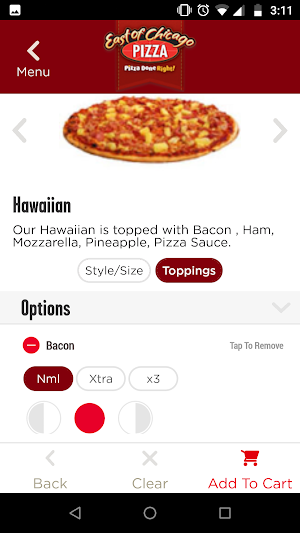East of Chicago Pizza Screenshot 3