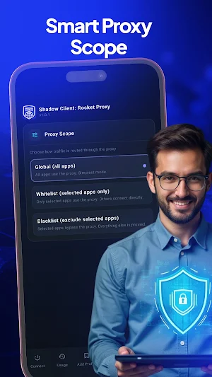 Shadow Client: Rocket Proxy Screenshot 3