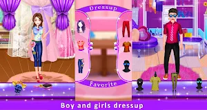 College Dress-up Girls Game: Get ready for Collage Screenshot 1