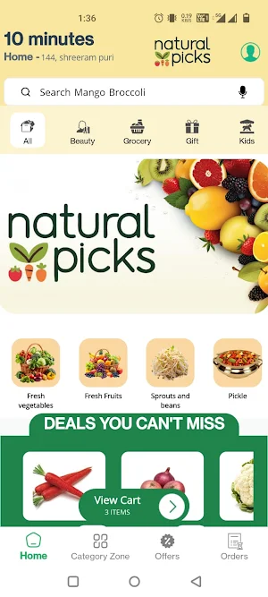 Natural Picks Screenshot 0