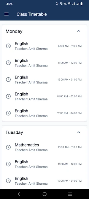Wisdom Valley Parent App Screenshot 0