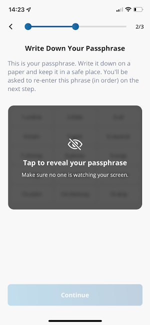 Cx0 Wallet Screenshot 0