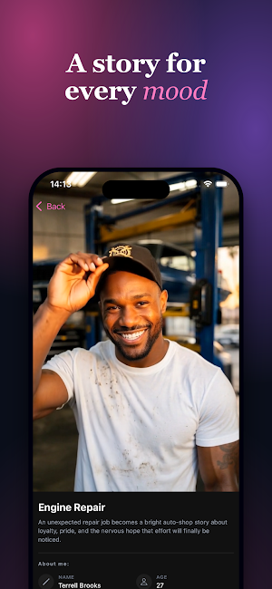 Lunelle AI: Fiction Chat Screenshot 2