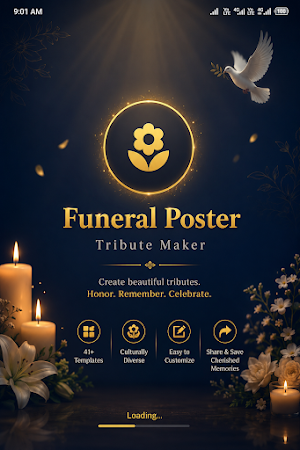 Funeral Poster: Tribute Maker Screenshot 0