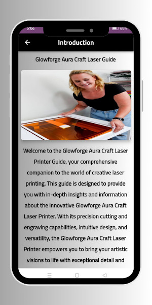 Glowforge Aura Laser Guide Screenshot 2