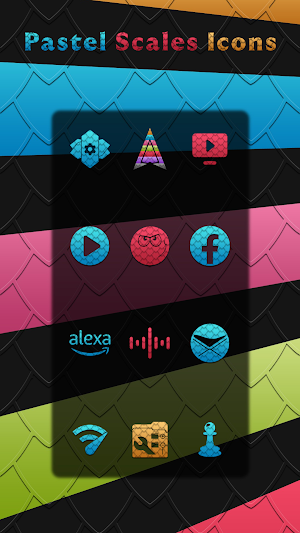 Pastel Scales Icons Screenshot 3