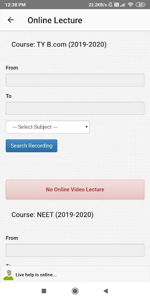 Guru Academy and Labs MyclassAdmin App Screenshot 3