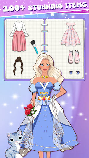 DIY Paper Doll Diary Dressup Screenshot 1