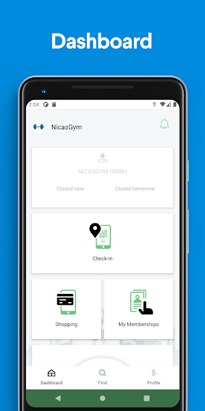 NicasGym Verwaltung Screenshot 1