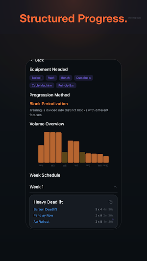 SteelRep: Strength Workout Log Screenshot 2