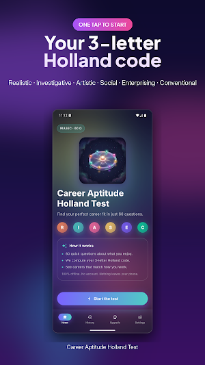 Career Test: Holland Aptitude Screenshot 2