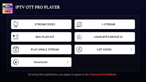 IPTV OTT PRO PLAYER Screenshot 2