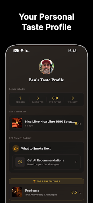 Cigar AI — Humidor & Tracker Screenshot 3