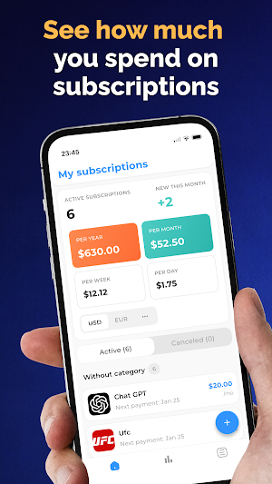 My Subscription Tracker: Subs Screenshot 0