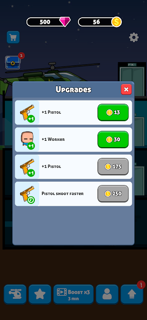 Zombie Shoot: Idle Gun Factory Screenshot 2