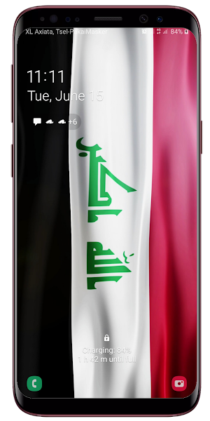 Iraq Flag Live Wallpaper Screenshot 3