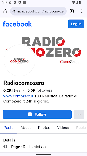 Radio ComoZero Screenshot 2
