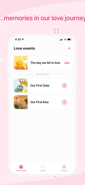 Vibes Widget: Day Love Counter Screenshot 2