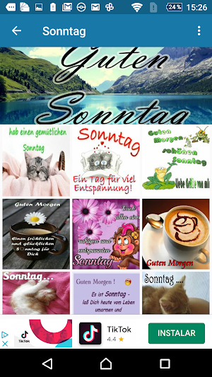 Sonntag Bilder und Phrasen Screenshot 0