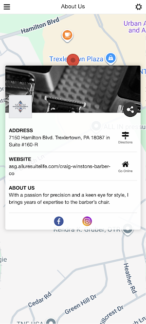 Craig Winstons Barber Co. Screenshot 2