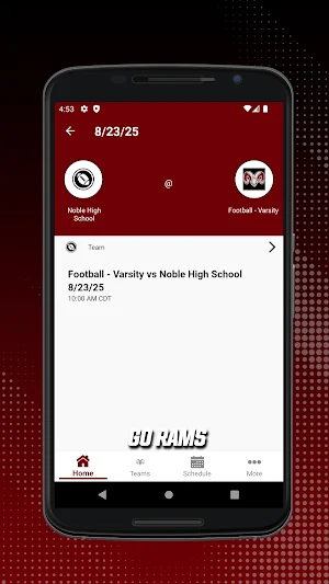 Gorham Rams Athletics Screenshot 2