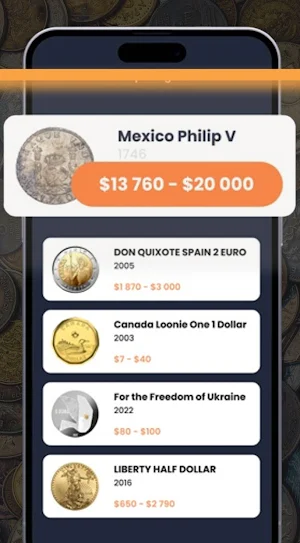 Coin In App Helper: Coin Scan Screenshot 2