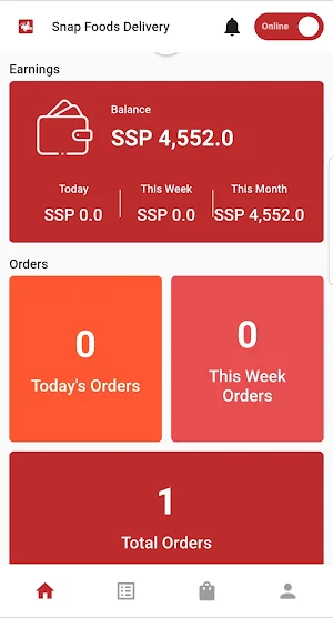 Snap Foods Driver -South Sudan Screenshot 1