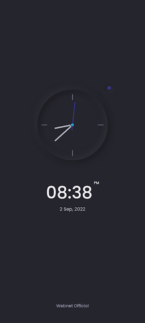 Webnet Clock Screenshot 1