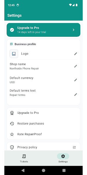 RepairProof: Phone Repair Log Screenshot 3
