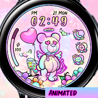 Pastel Love Bear - Watchface