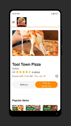 Tool Town Pizza Screenshot 1