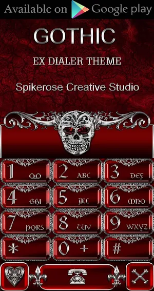 Gothic 3D Next Launcher Theme Screenshot 2