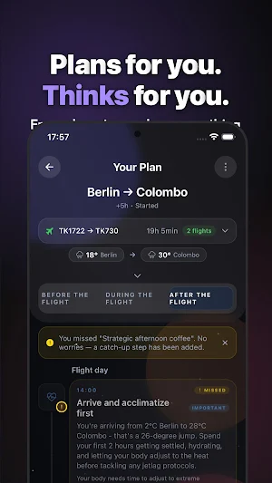 Flyly – Beat Jet Lag Screenshot 1
