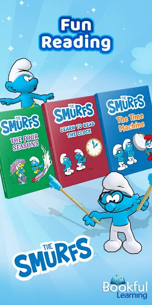 Bookful Learning: Smurfs Time Screenshot 2