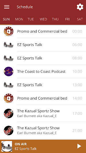 Kazual Sportz Radio Network Screenshot 1