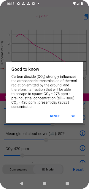 Didactic climate models Screenshot 2