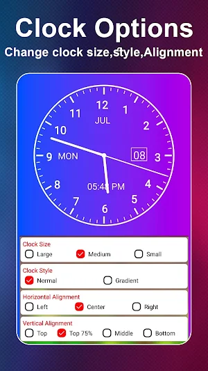 Clock Live Wallpaper - Clocky Screenshot 3