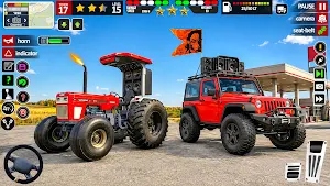 Real Tractor Driving Farm Game Screenshot 3