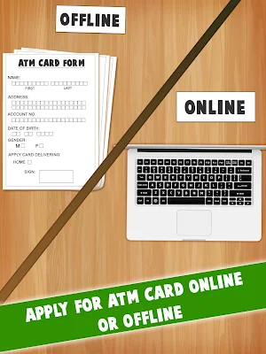 Bank ATM Learning Simulator - ATM Cashier Machine Screenshot 1