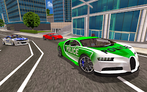 Drive Real Futuristic Police Flying Car 3D Screenshot 1
