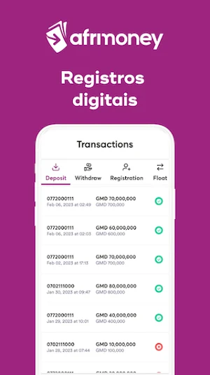 Afrimoney Field Promoters Screenshot 2