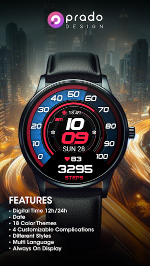 PRADO X140 Digital Watch Face Screenshot 1