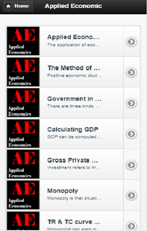 Applied Economics Screenshot 0