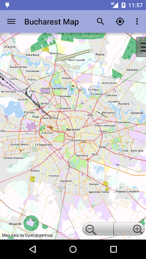 Bucharest Offline City Map Screenshot 0