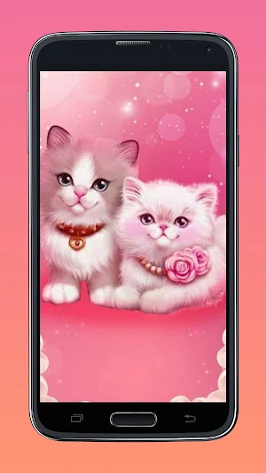 cute cat wallpaper Screenshot 0