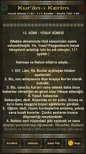 Kur'ân-ı Kerim Türkçe Anlamı (Tercümesi) Screenshot 3