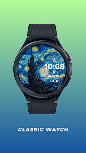 Starry Night Watch Face Screenshot 1