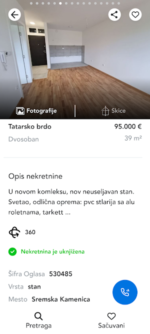 Nekretnine Novi Sad Screenshot 1
