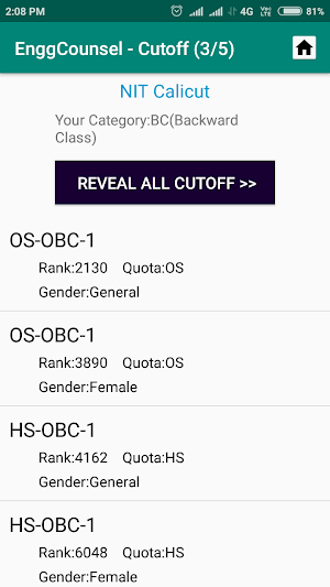 EnggCounsel -JOSAA JEE Cutoff Engg Admission -TNEA Screenshot 0