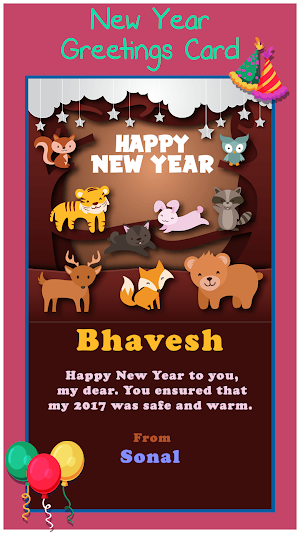 New Year Greeting Cards Screenshot 1